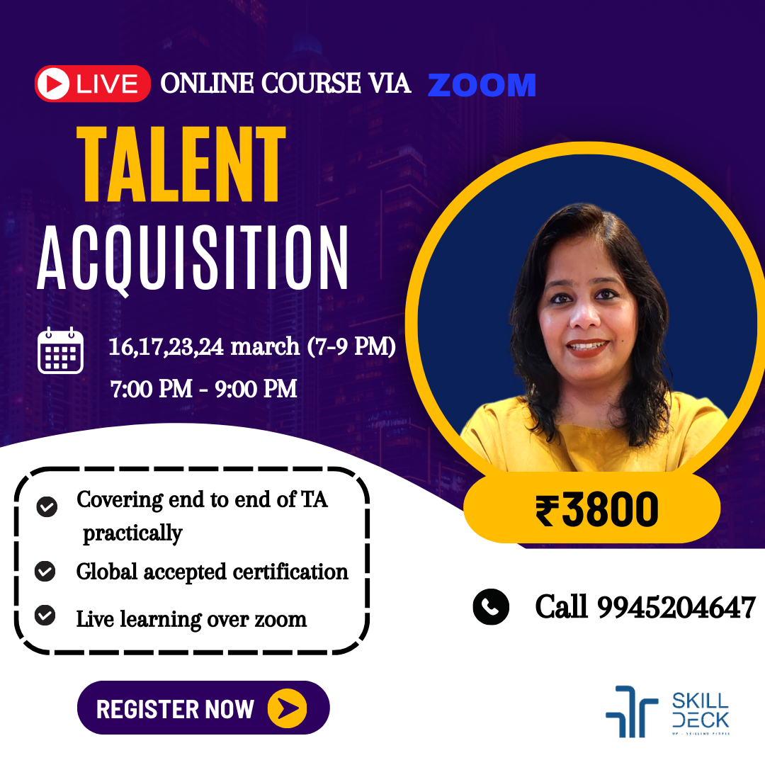 Live Course on Talent Acquisition
