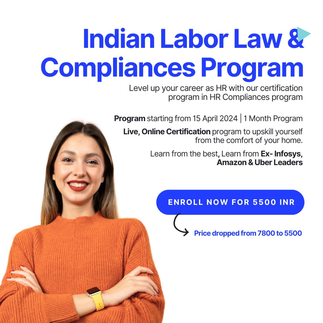 Online Live Labour Law Course