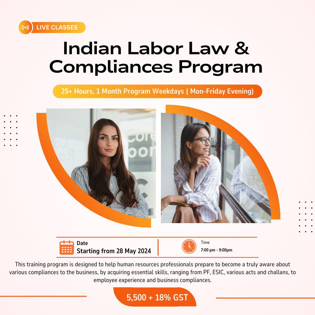 Online Live Labour Law Course