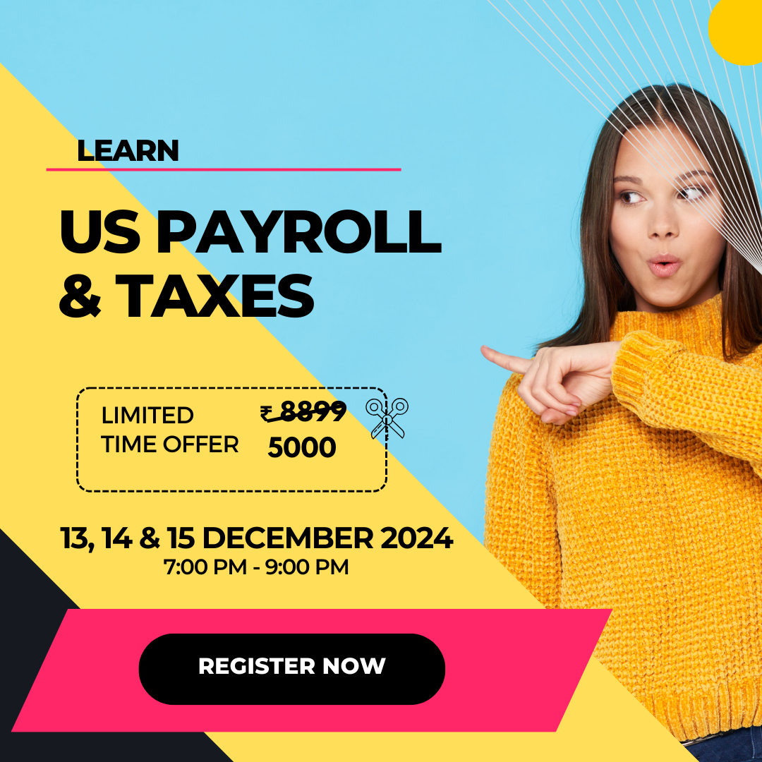 Live Course for USA Payroll & Taxes