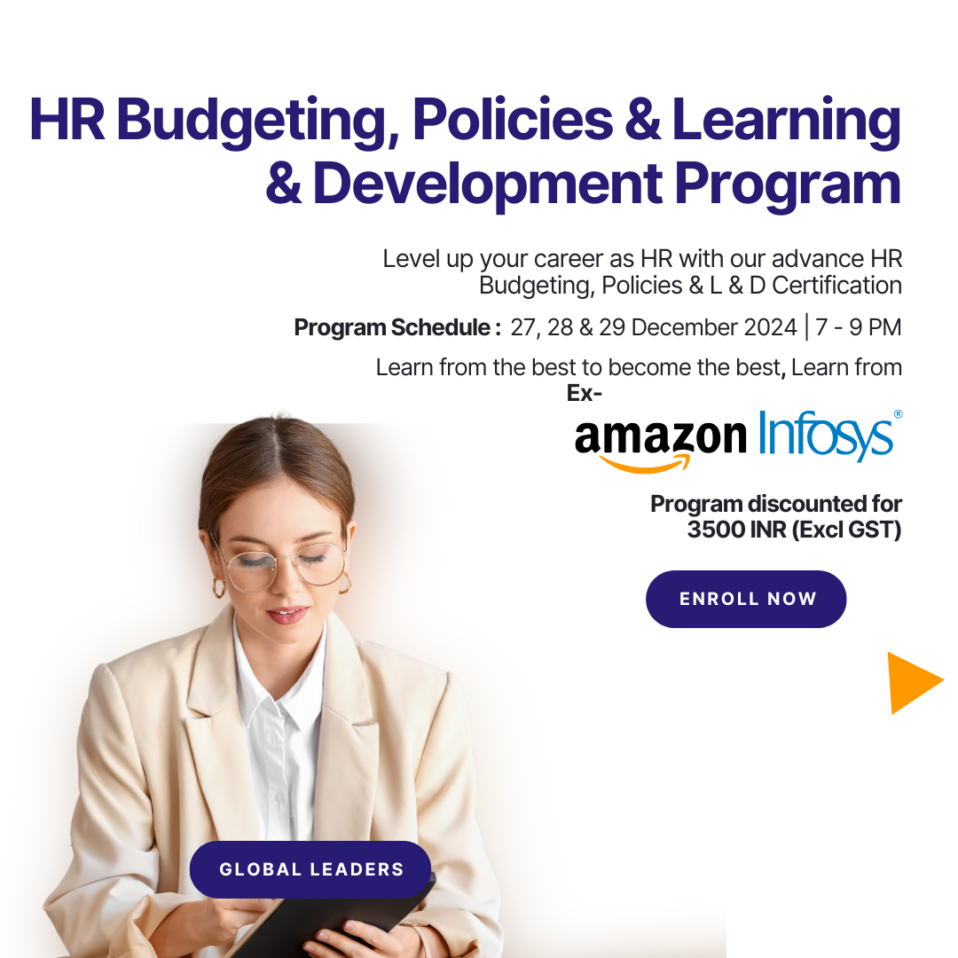 HR Budgeting, Policies & Learning & Development