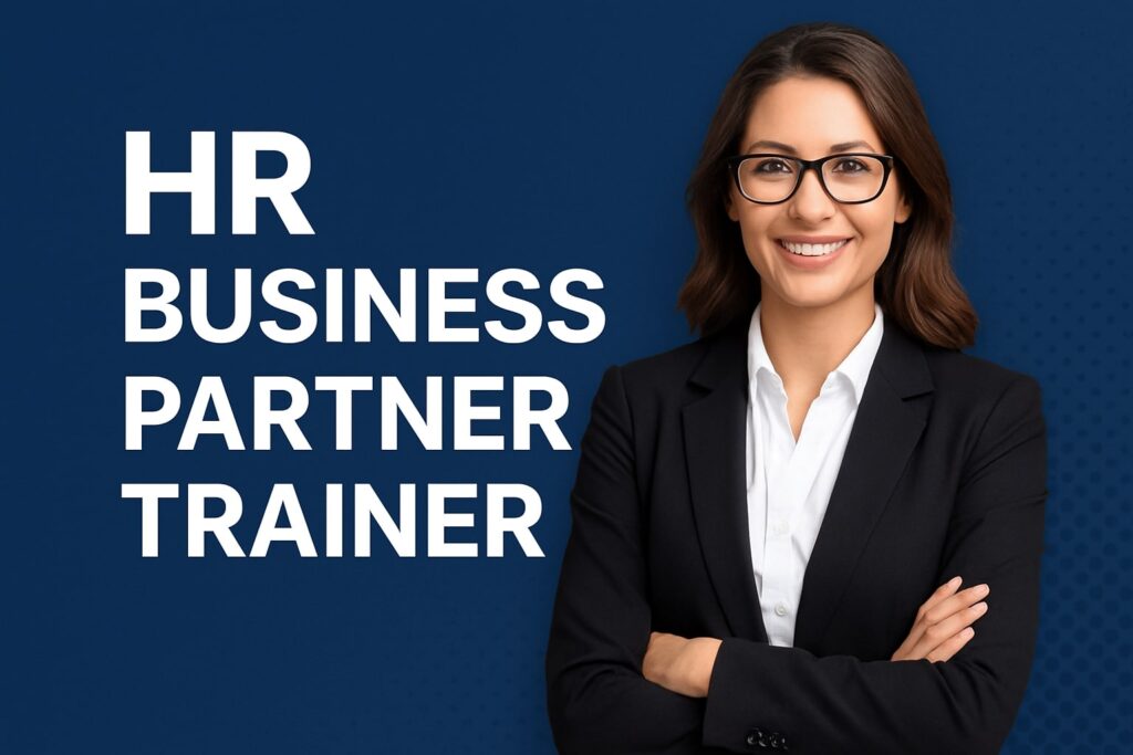 R Business Partner Trainer guiding professionals in strategic HR practices, leadership development, and business alignment; representing expertise in coaching and talent strategy