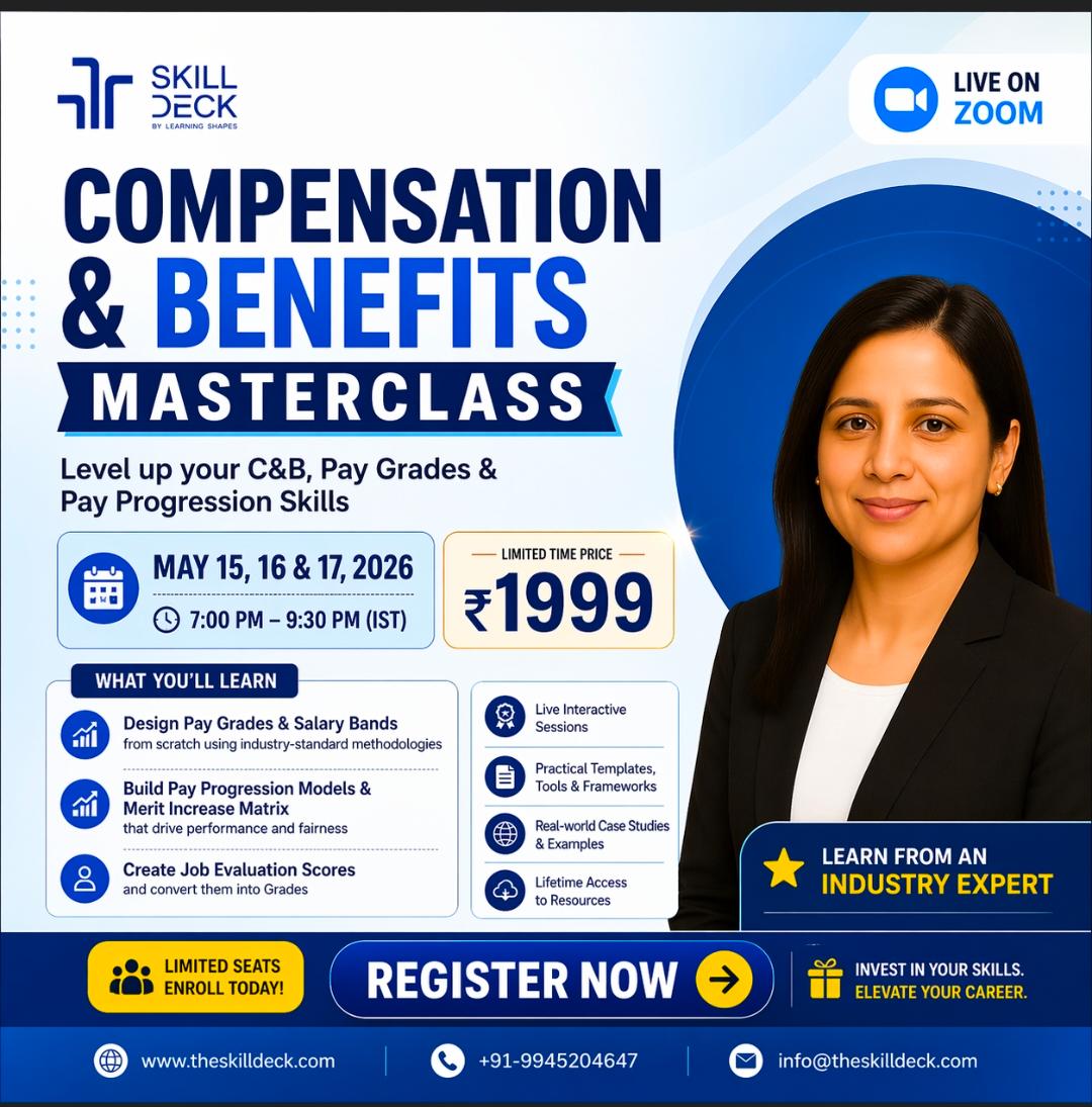 Compensation & Benefits Masterclass