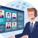 HR recruiter interviewing job candidates for recruitment and staffing solutions